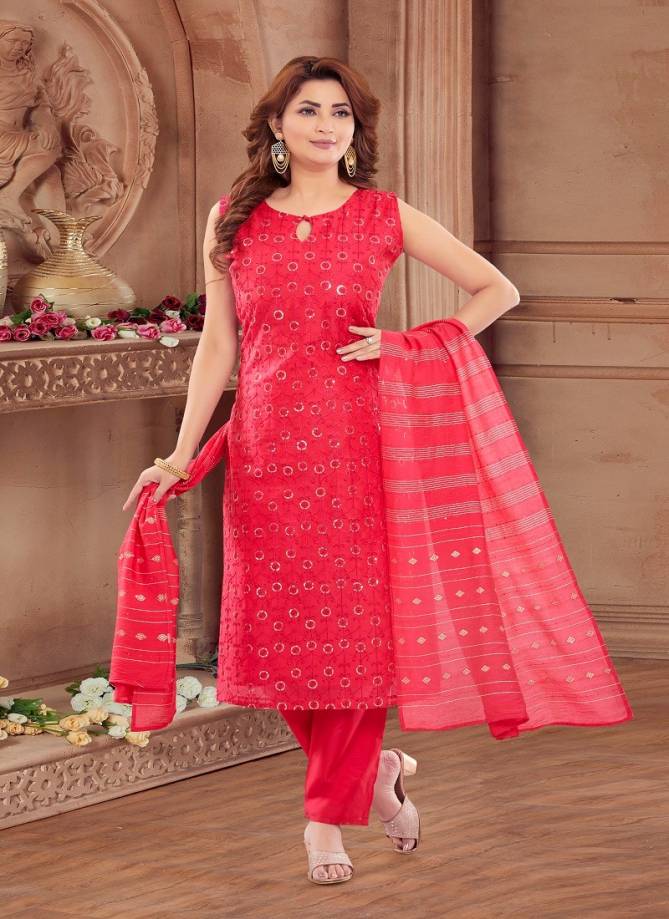 Rani Colour N F Churidar 047 By Nityam Fashion 870 To 875 Series Kurti With Bottom Exporters in India N F C 871