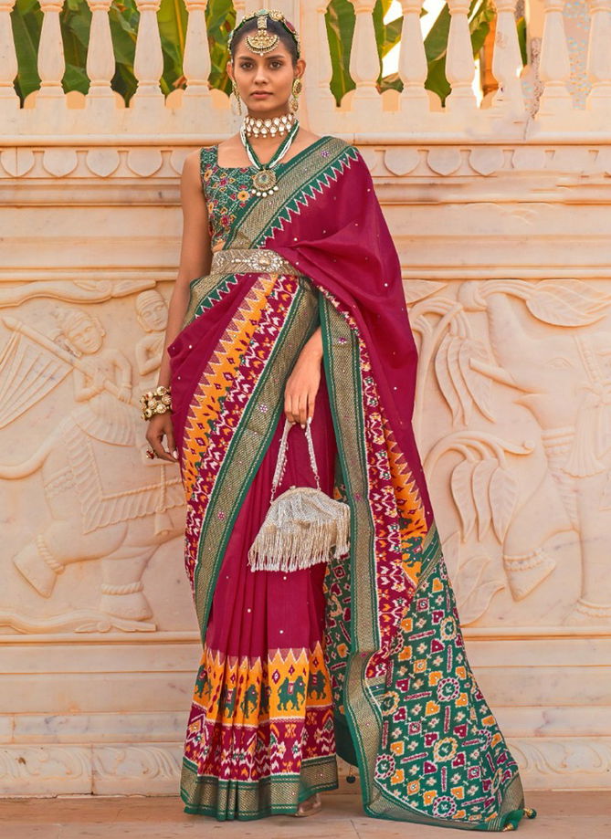 Panetar Printed Wholesale Wedding Wear Sarees