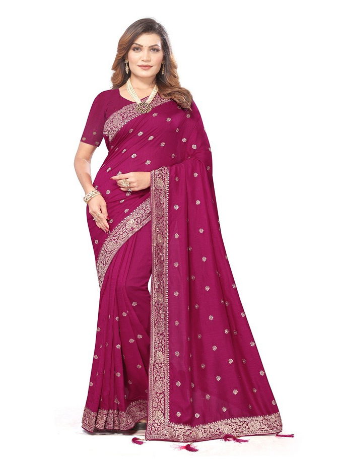 Sahitya By Utsav Nari Vichitra Blooming Embroidery Wedding Saree Wholesalers In Delhi