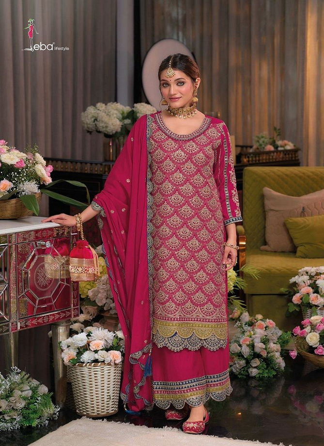 Saira By Eba Chinon Embroidery Salwar Kameez Suppliers In India