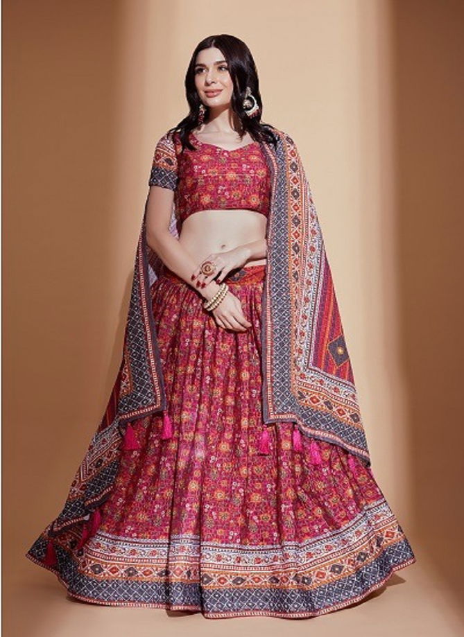 Amora Vol 1 By Aawiya Digital Printed Designer Lehenga Choli Catalog