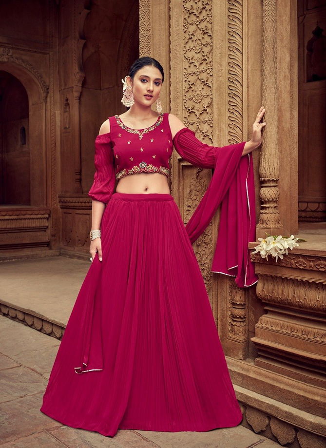 Nandani By Shreematee Fox Georgette Party Wear Lehenga Choli Wholesale Shop In Surat