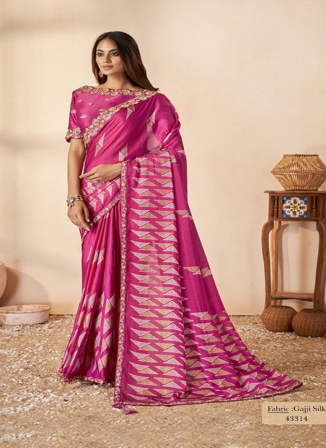 Swasti By Mahotsav Gajji Bhagalpuri Silk Designer Saree Catalog