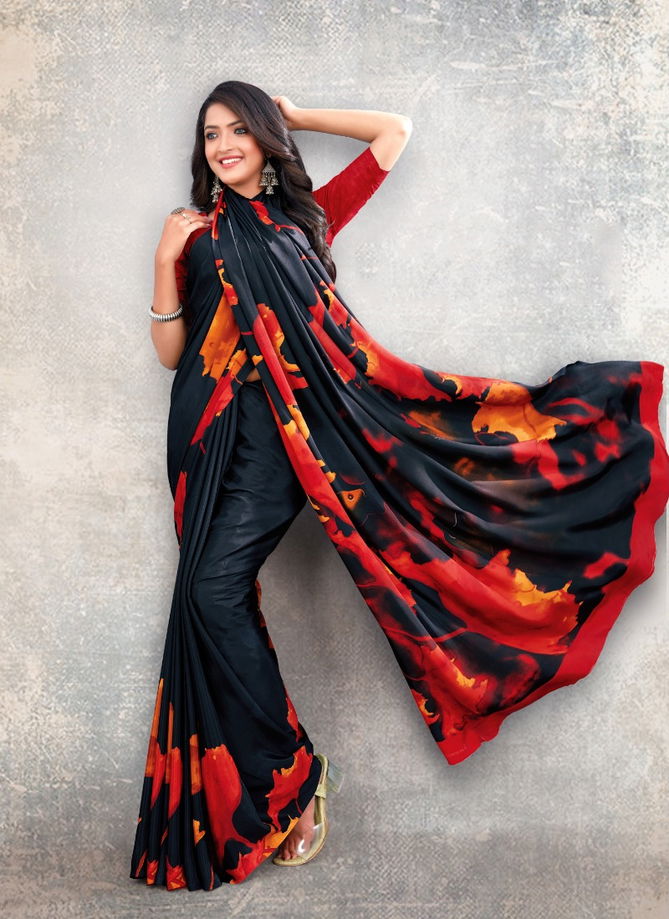 Beautified By Sushma 2301 A To 2304 Printed Saree Catalog