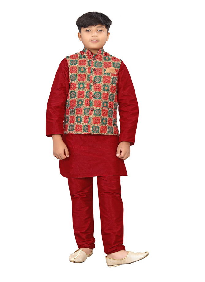 Kids Koti 2 Festive Wear Wholesale Modi Jacket With Kurta Pajama Kids Wear Catalog