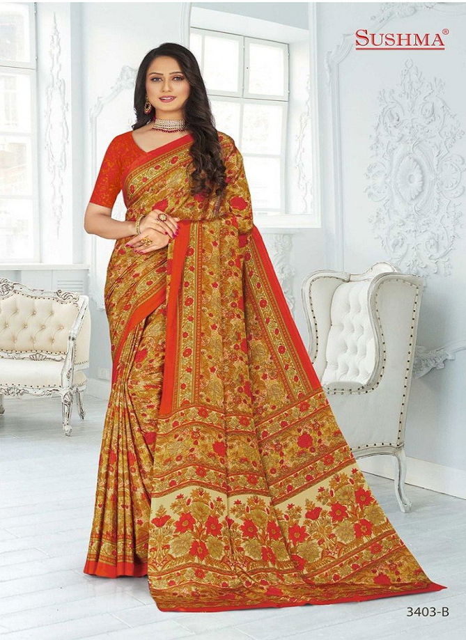 Sushma Set 34 Dailywear Saree Catalog