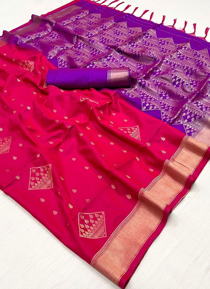 Kraft Silk By Rajtex Soft Silk Designer Saree Catalog