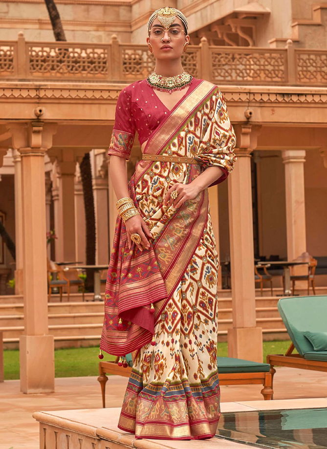 Shahi Patola Ethnic Wear Wholesale Silk Sarees Catalog