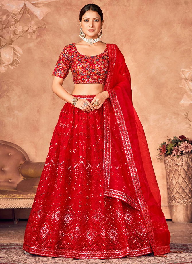 Aakrut Vol 4 Wholesale Designer Wedding Wear Lehenga Choli Catalog