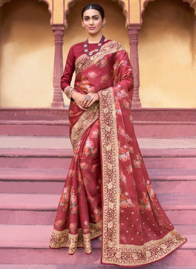 Alyssa Designer Wholesale Printed Saree Catalog