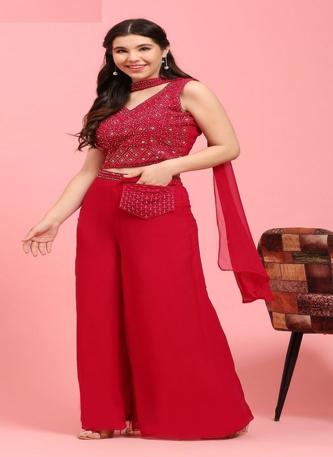 Amoha Georgette And Swarovski Work Party Wear Lehenga Choli Catalog