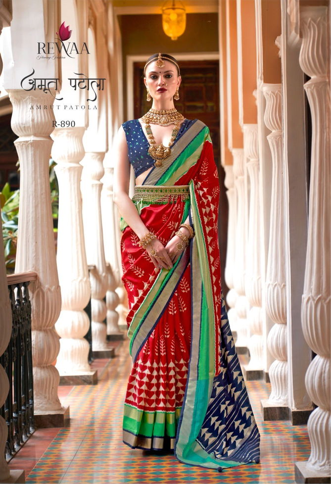 Amrut Patola By Rewaa Silk Saree Catalog