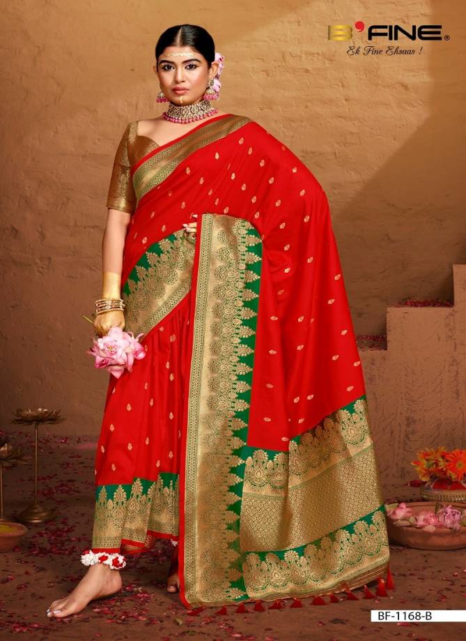 B Fine Priyal Silk Wedding Wear Ladies Saree Wholesale Market In Surat