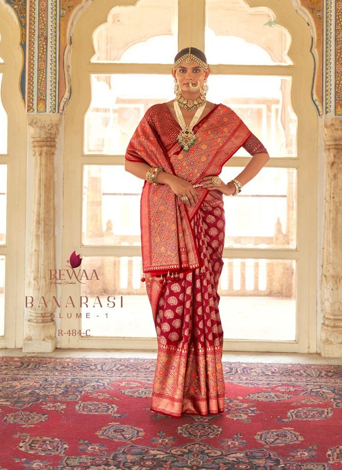 Banarasi Vol 1 By Rewaa Silk Wedding Wear Saree Orders In India