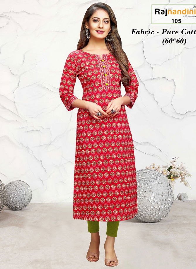 Gauri By Rajnandini Printed Kurti Catalog