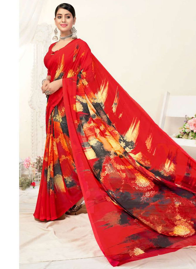 Jhalak By Ishika 8301 To 8314 Printed Sarees Catalog 