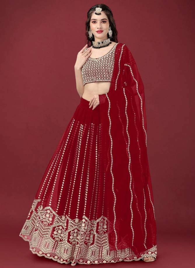 Monalisaa Vol 7 Biva Wedding Wear Wholesale Designer Lehenga Choli Catalog 