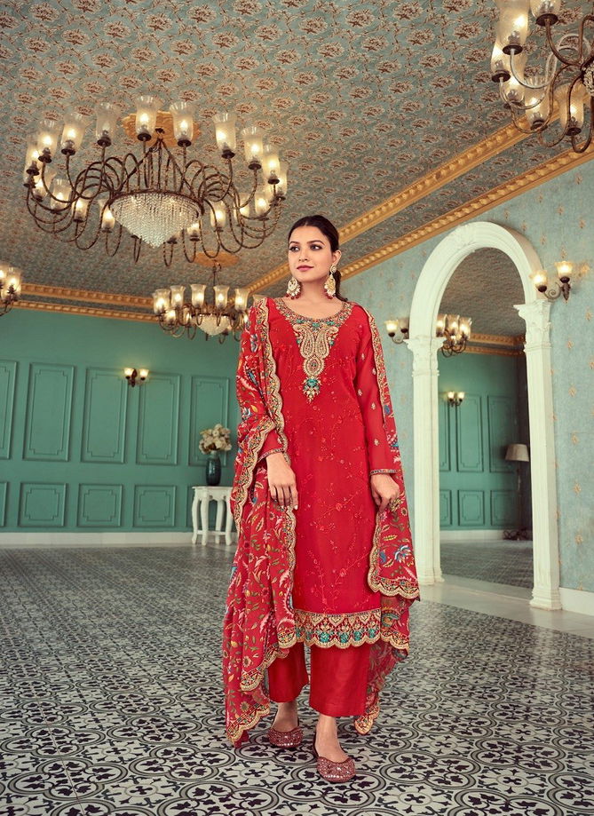 Raheda By Radha Trendz Georgette Embroidery Salwar Kameez Suppliers In India