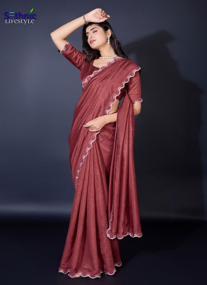 Regalia By Sethnic Khadi Shimmer Saree Suppliers In India