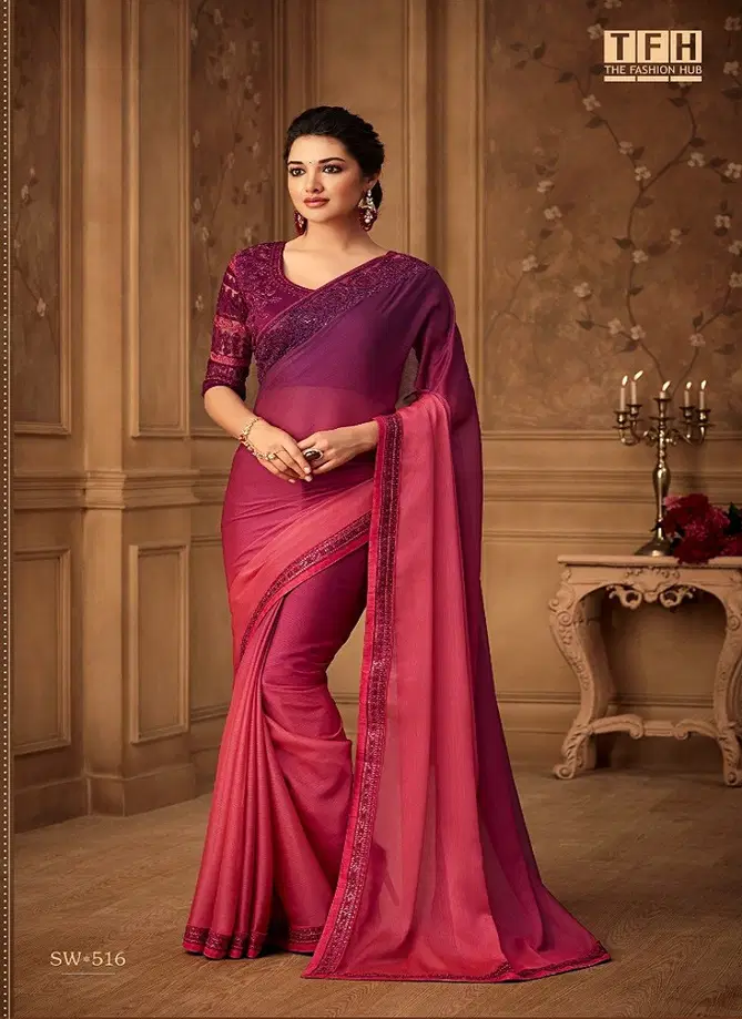 Sandalwood By Tfh Miracle Silk Designer Saree Catalog