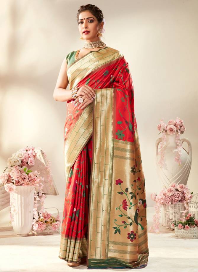 Tanishq Paithani Silk Rajpath Exclusive Wear Wholesale Printed Sarees Catalog
