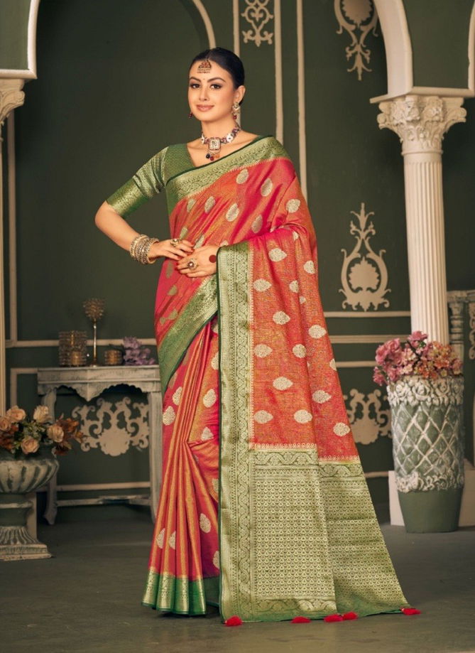 Trisha Royal By Pankh Tissue Silk Designer Saree Catalog