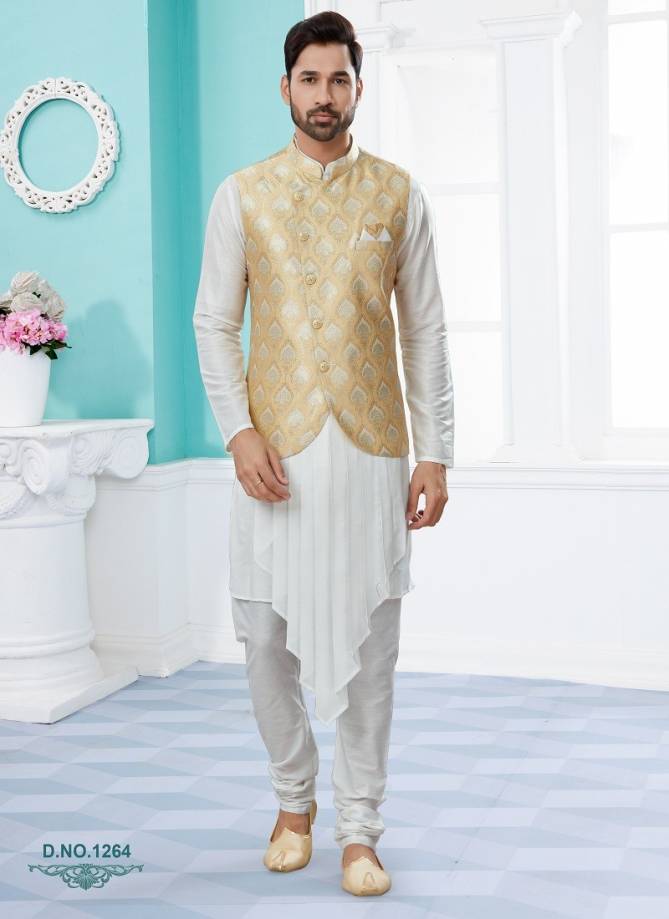 Vol 15 Party Wear Mens Modi Jacket Kurta Pajama Online Wholesale