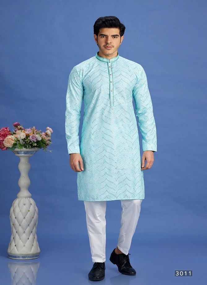 Party Mens Wear Pintux Stright Kurta Pajama Wholesale Online