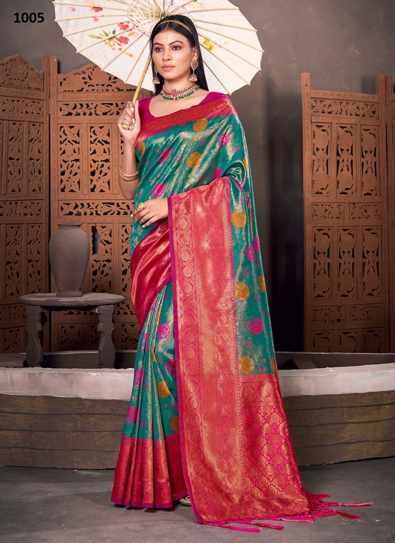 Rajhans By Sangam Silk Saree Catalog