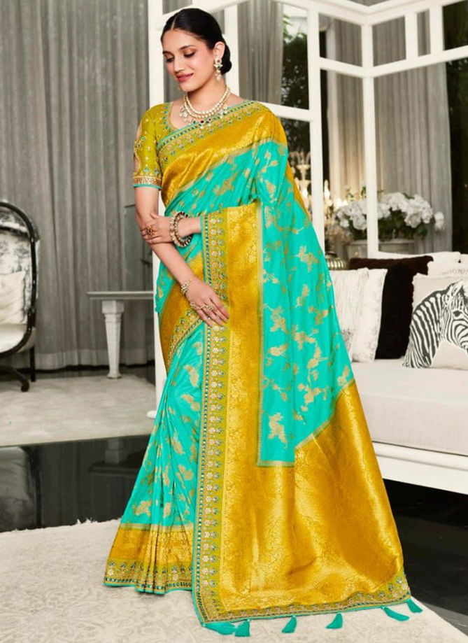 Anaara Wholesale Wedding Wear Sarees Catalog