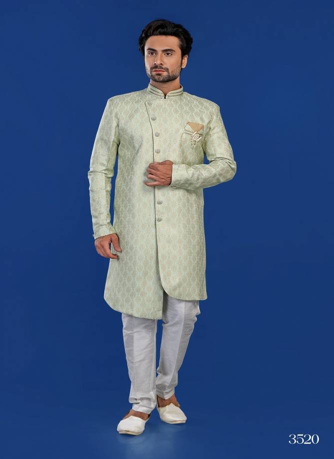 1646 2 Function Wear Mens Indo Western Surat Wholesale Market