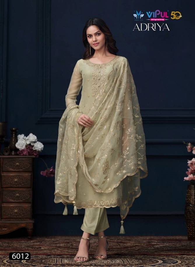 Adriya By Vipul Organza Chiffon Salwar Kameez Suppliers In India