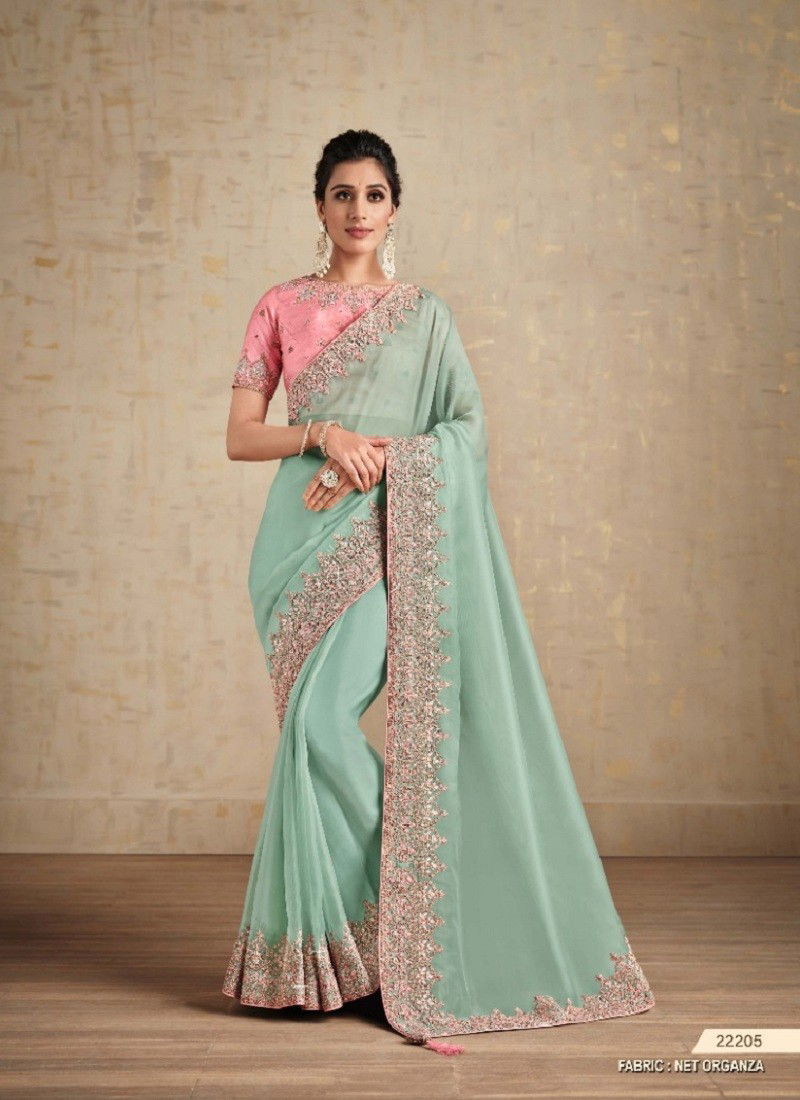 Alyona By Mahotav Party Wear Saree Catalog