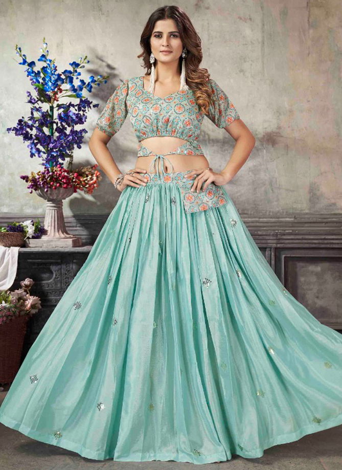 Frill & Flare Vol 5 By Khushboo Indowestern Lehenga Catalog