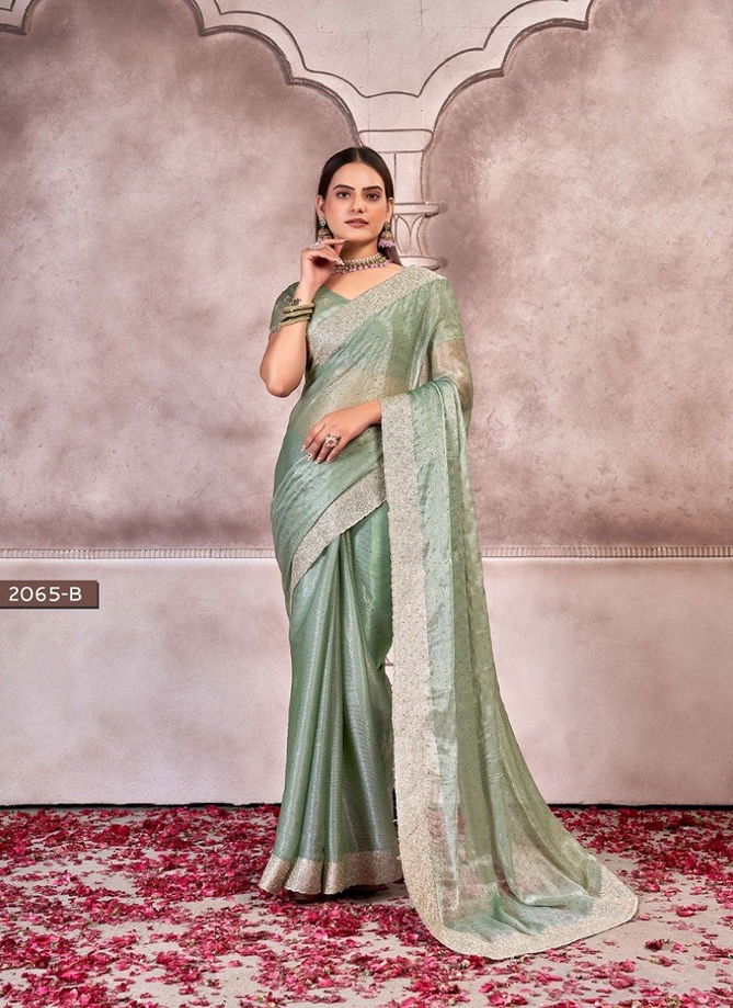 Jayshree 2065 A To D Sitara Chiffon Designer Party Wear Saree Wholesale Shop In Surat