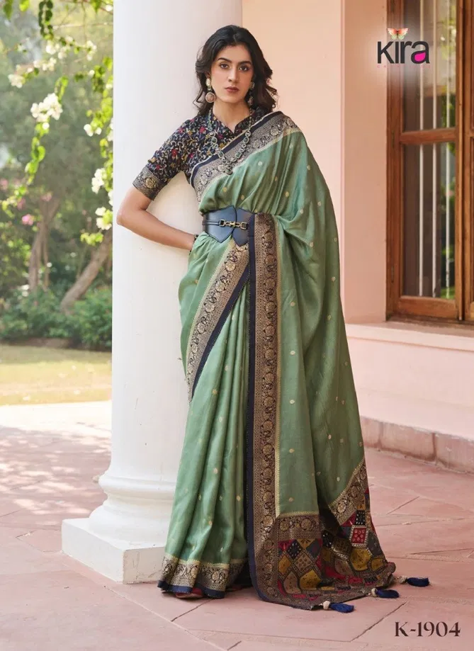 Kadambri By Kira Viscose Wedding Wear Saree Wholesalers In India