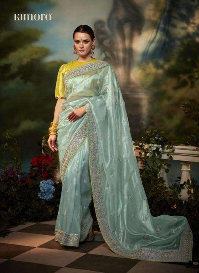 Kajal Vol 2 By Kimora Fancy Wedding Designer Saree Catalog