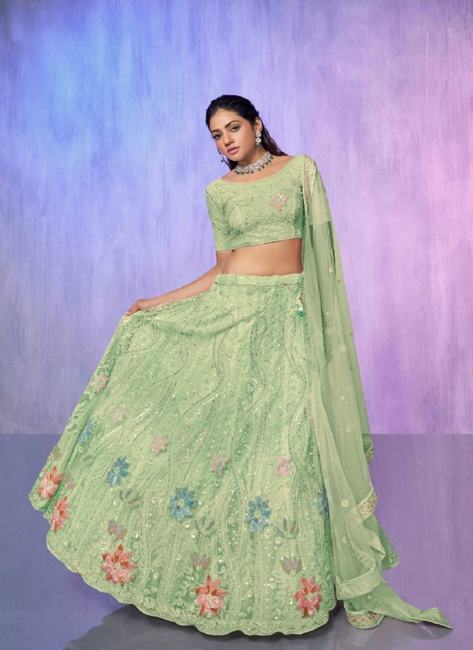 Look Book by Arya Embroidered Designer Lehenga Choli Catalog