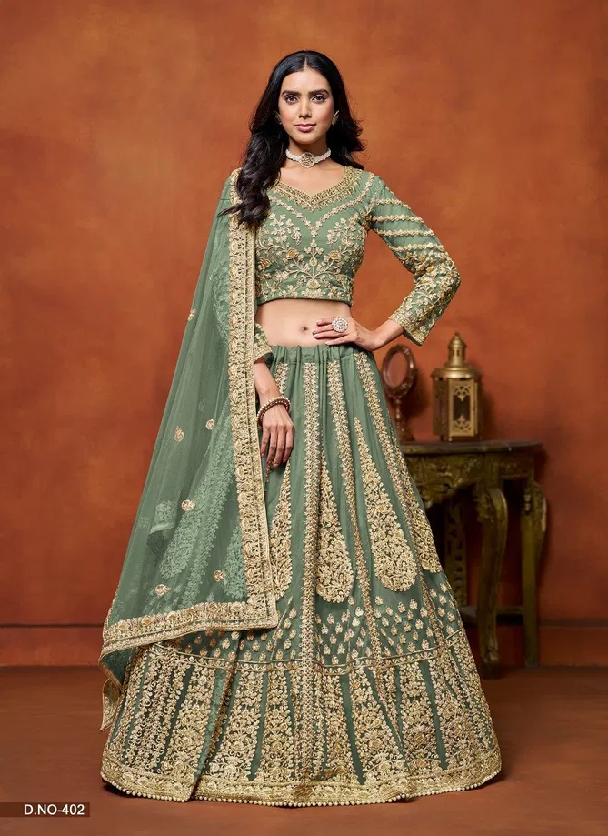 Mehvish Vol 4 Net Wedding Wear Lehenga Choli Exporters In India