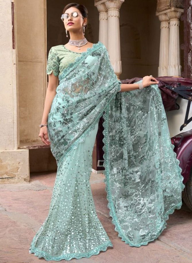 Swarovski Vol 5 Designer Wholesale Party Wear Sarees