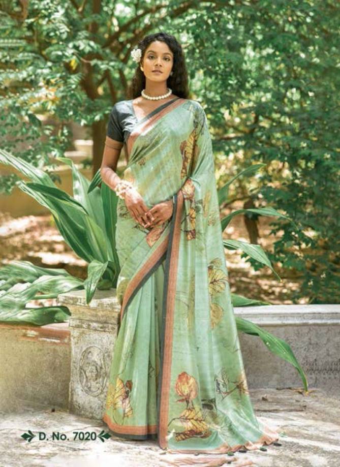 Zuleyka By Bhumi Paper Silk Daily Wear Saree Exportes In India