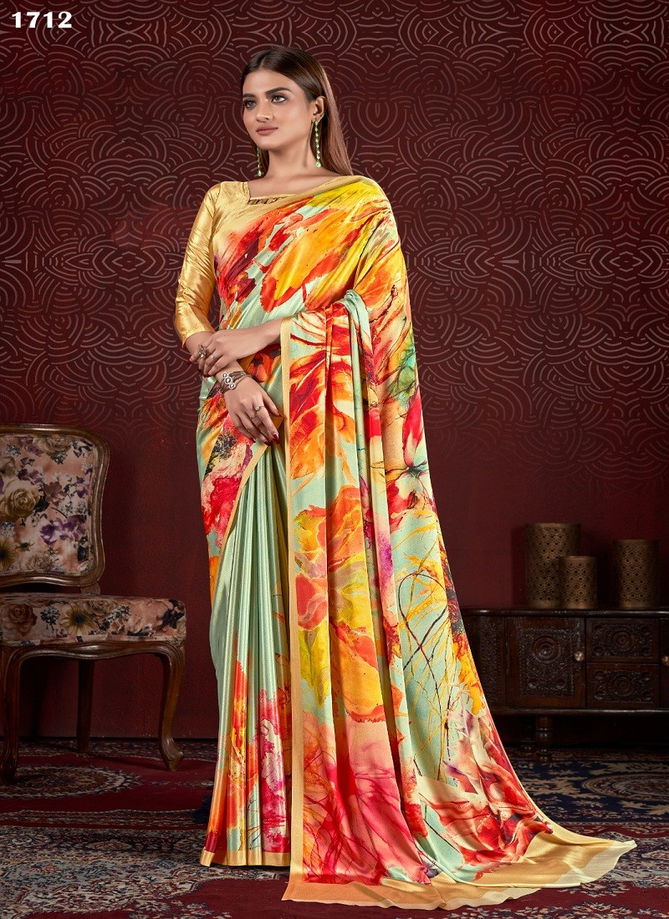 Hanoi By Jivora Crepe Digital Printed Casual Wear Saree Wholesale Online