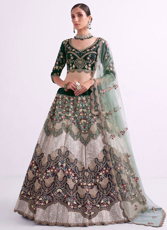 Shades By Alizeh 1070 To 1072 Bridal Lehenga Choli Catalog