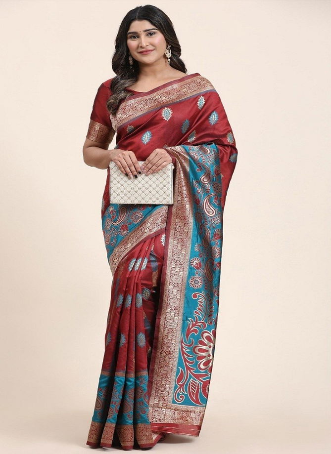 Vedika By Sethnic Banarasi Art Silk Designer Saree Catalog