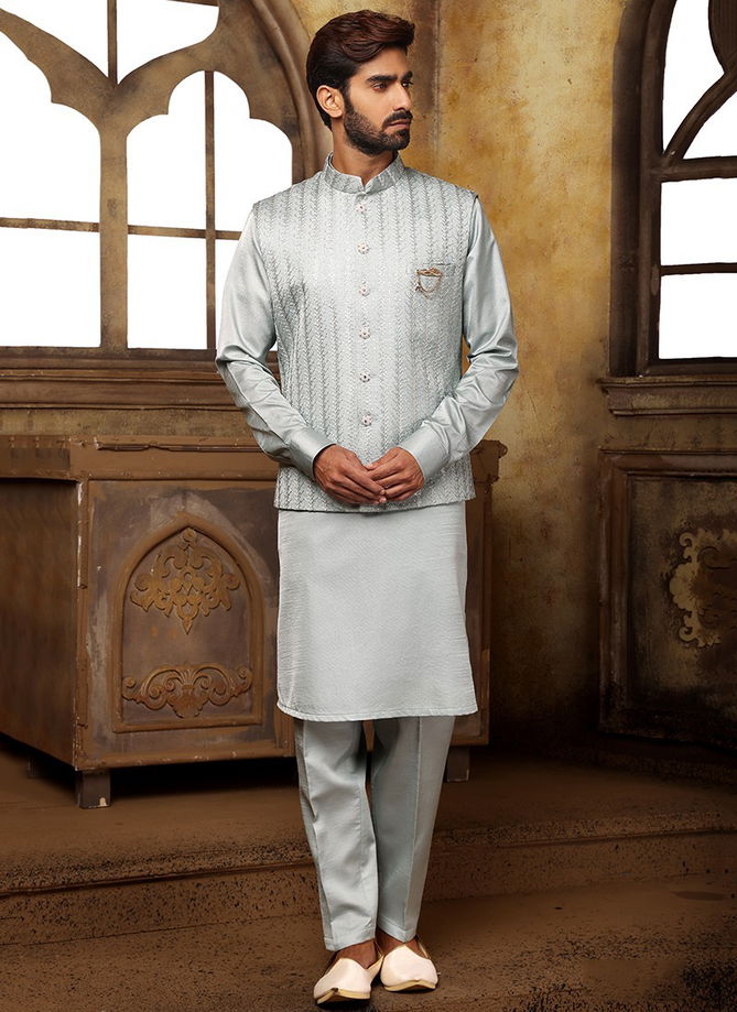 Festival Wear Wholesale Kurta Pajama With Jacket Collection