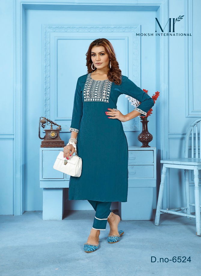 Goldy Vol 2 By Moksh Cotton With Embroidery Work Kurti And Bottom Catalog