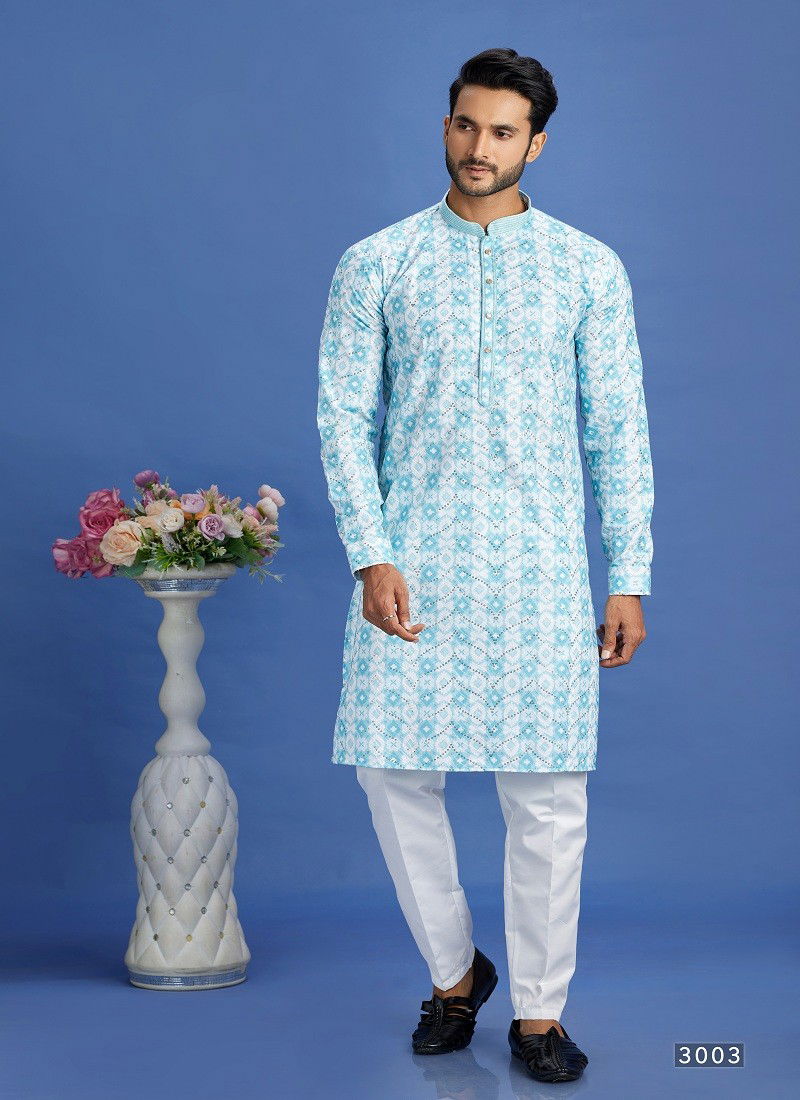 Party Mens Wear Pintux Stright Kurta Pajama Wholesale Online