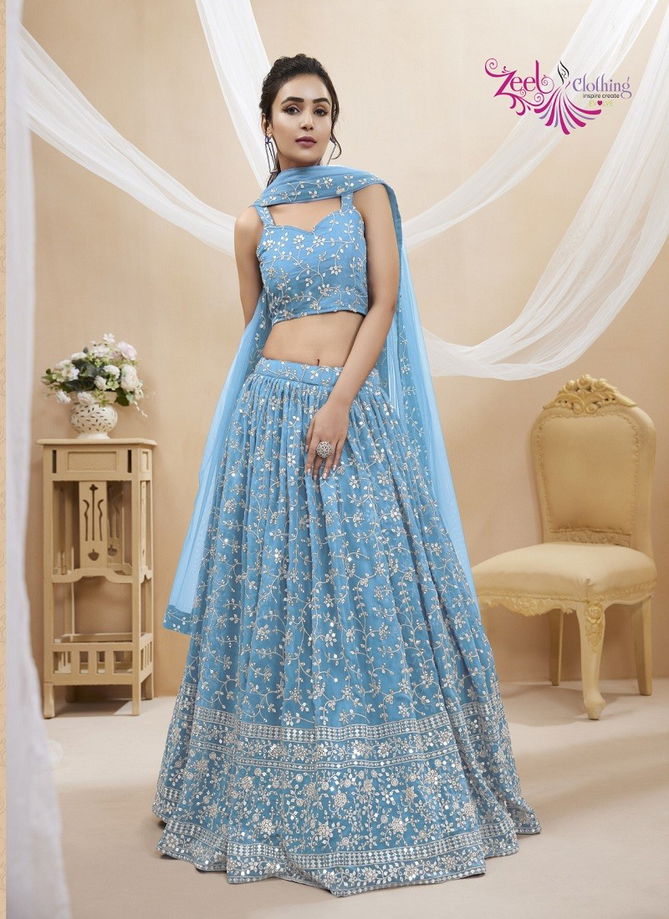 Ruhana Vol1 By Zeel 401 To 406 Series Wholesale Party Wear Lehenga Choli Manufacturers