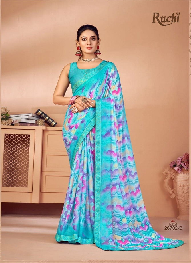 Simaya 20th Edition By Ruchi Chiffon Saree Catalog