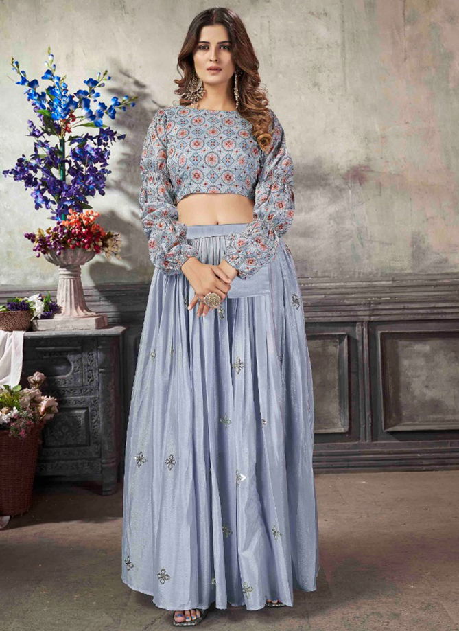 Frill & Flare Vol 5 By Khushboo Indowestern Lehenga Catalog